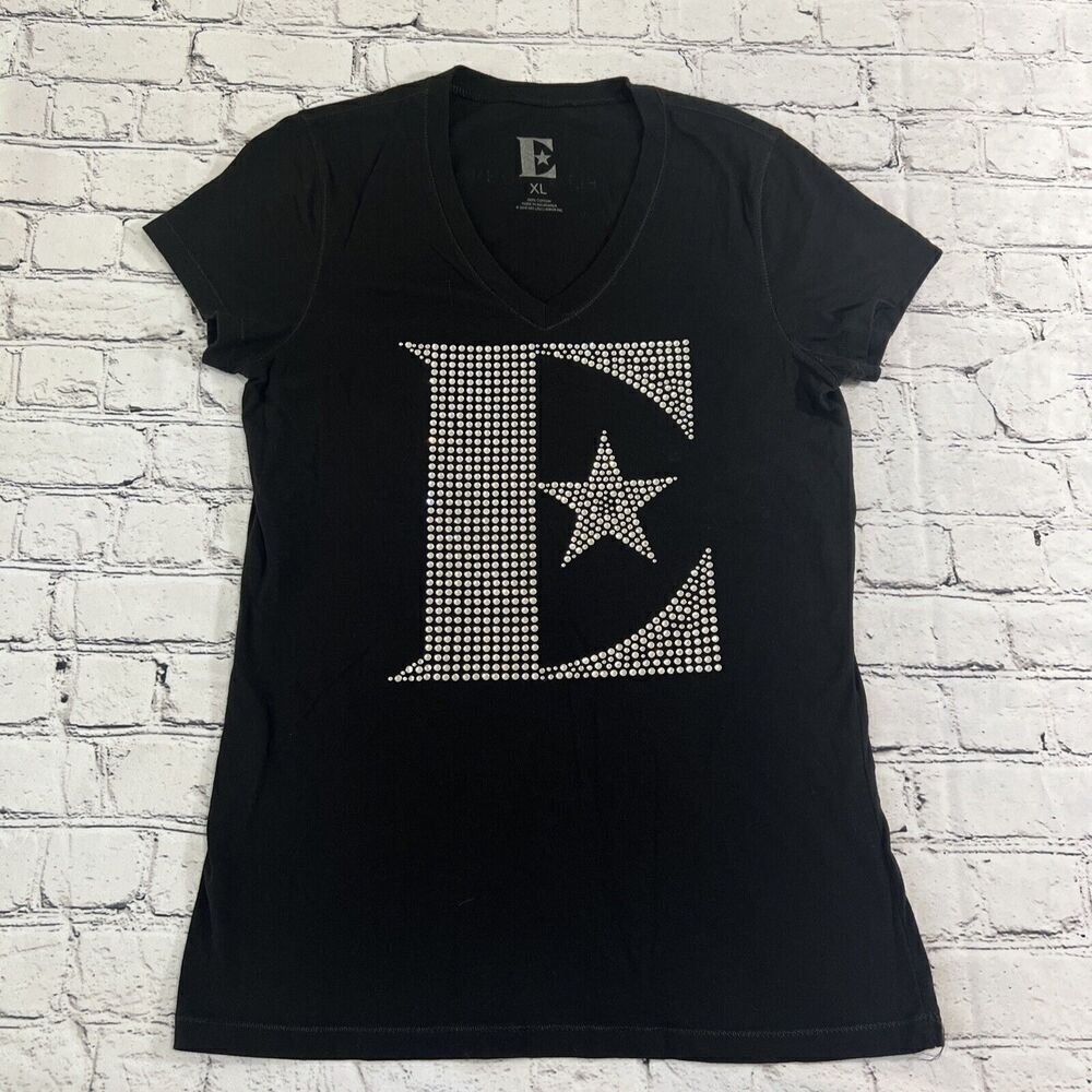 Official Elton John Ladies Fit Raised Embellishment Shirt Fits‎ Like XS Small